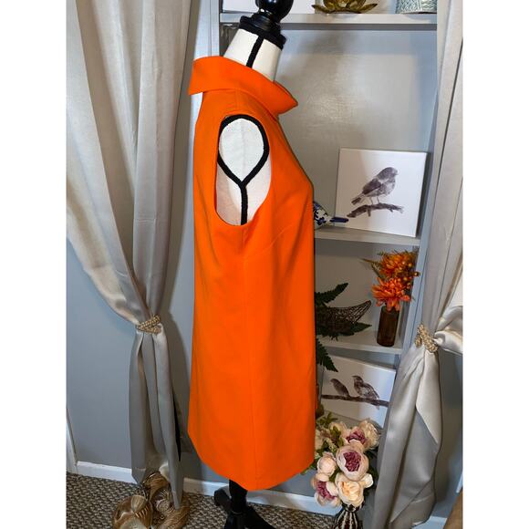 Alex Marie Stunning Sophisticated 10 Mock Neck Sleeveless Back Zip Lined Dress - Picture 7 of 12